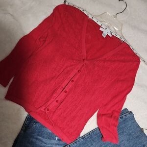 Cabi Red Sweater